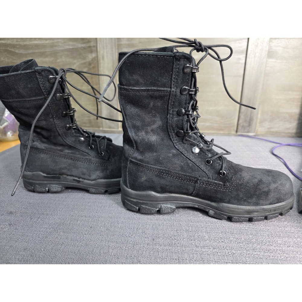 Bates Tactical Combat‎ Boots Mens 6.5M Black Leather Military Duty Boots